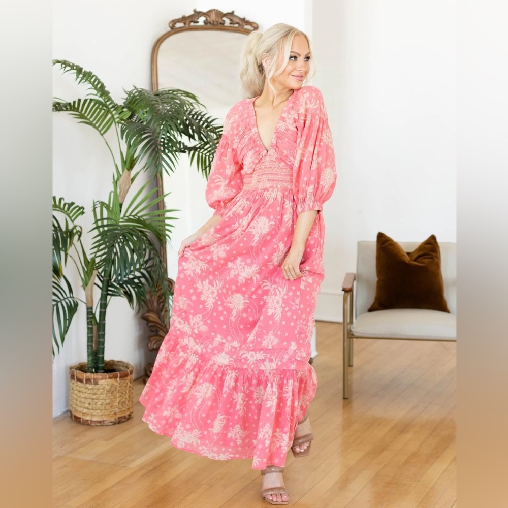 Golden Hour Maxi Dress Electropop Pink